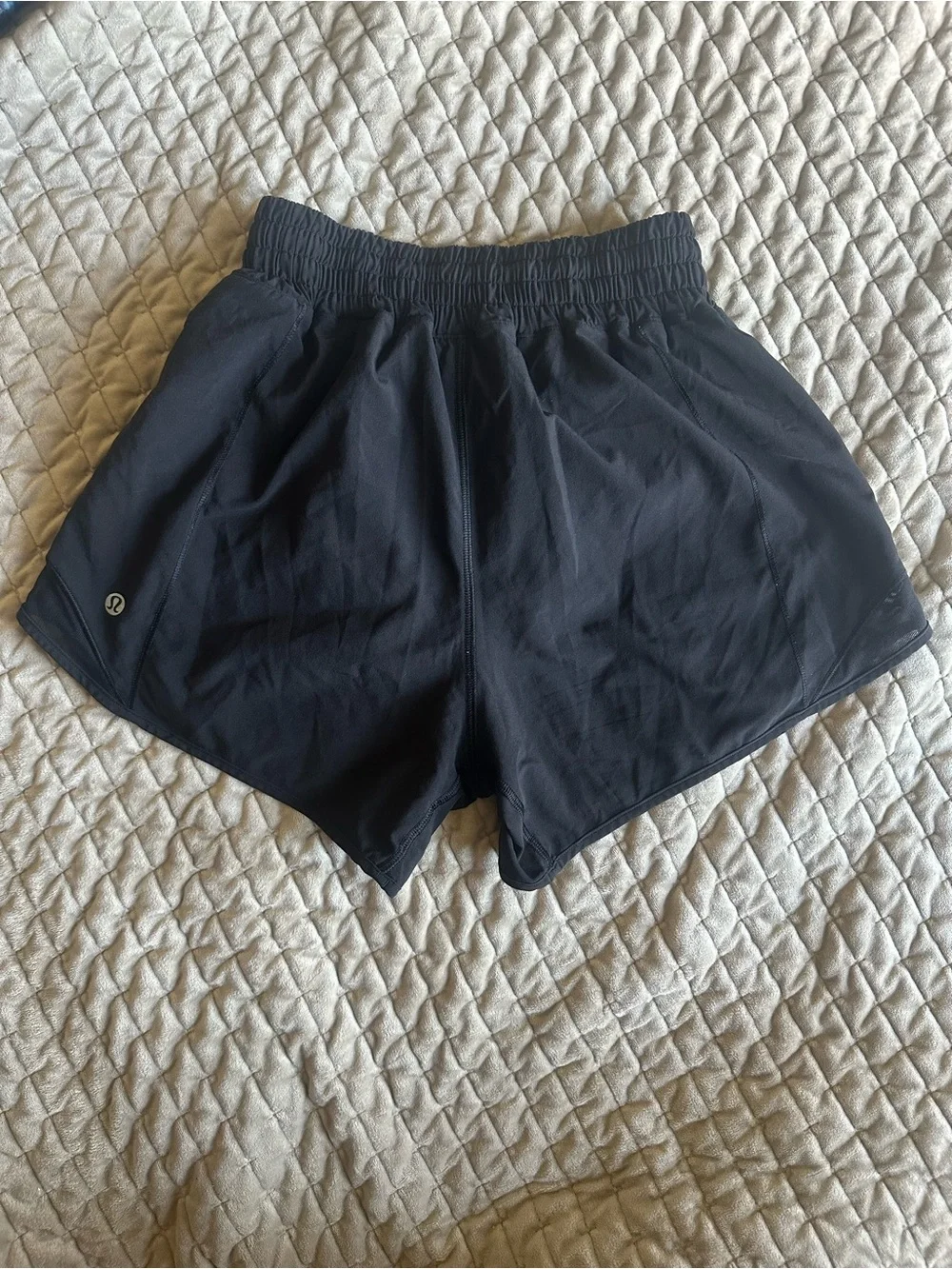 lululemon athletica Black High-Waist Athletic Shorts